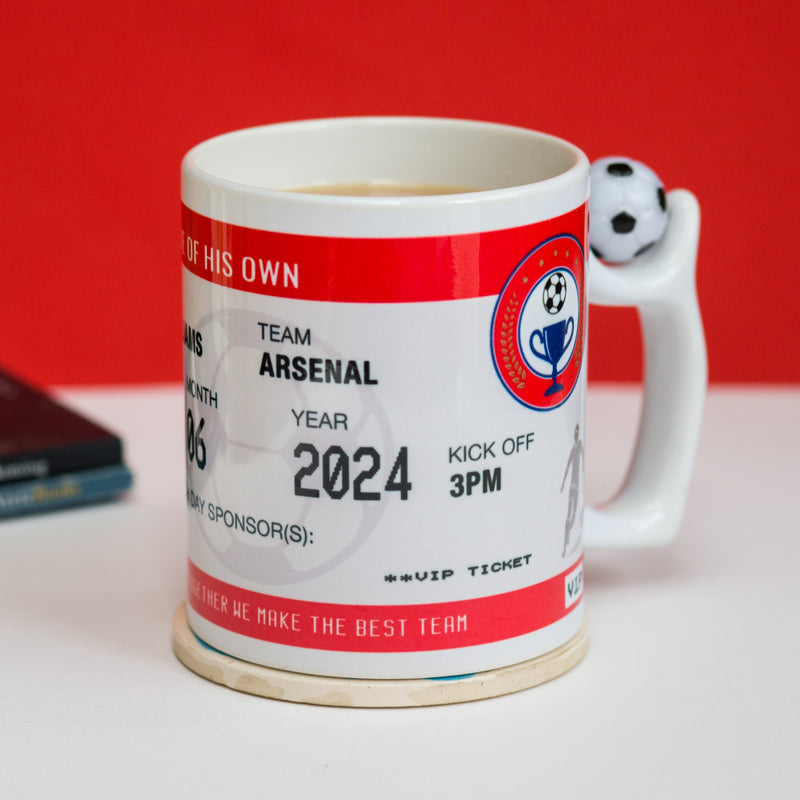 novelty football mug