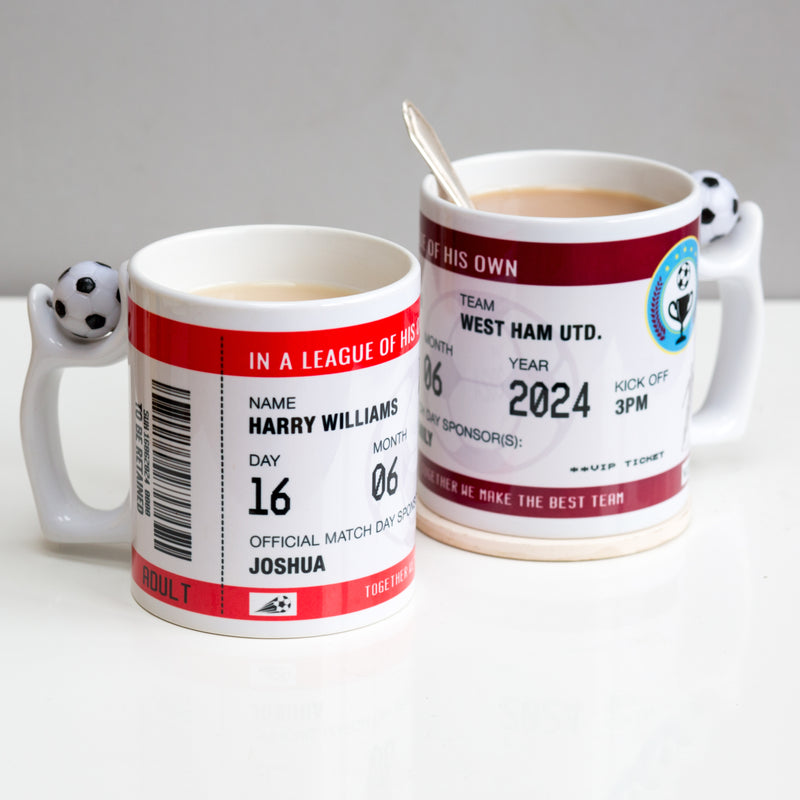 football themed mug for dad
