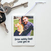 custom air freshener for the car. Add a photo and message for a charming personalised gift