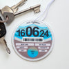 personalised tax disc car air freshener for Dad