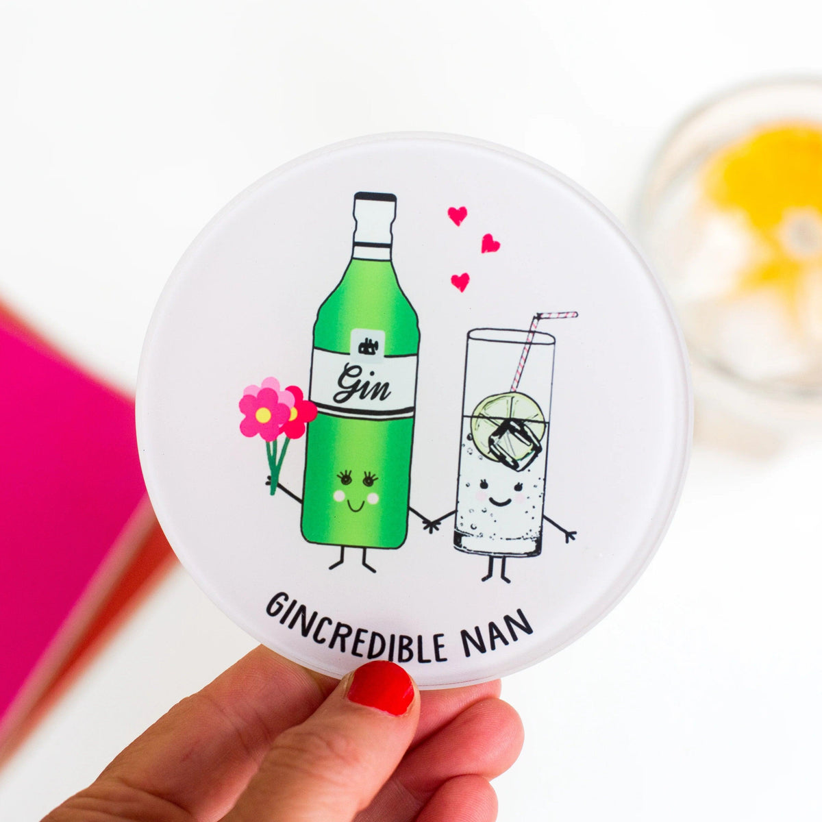 'GINcredible Nan' Coaster - Of Life & Lemons®