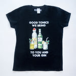 'Good Tonics We Bring' Ladies Christmas T-Shirt