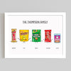 Personalised Family Sweets Print