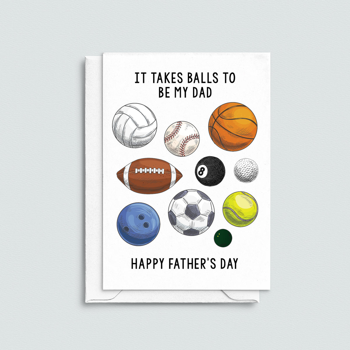 Funny Sports Father's Day Card