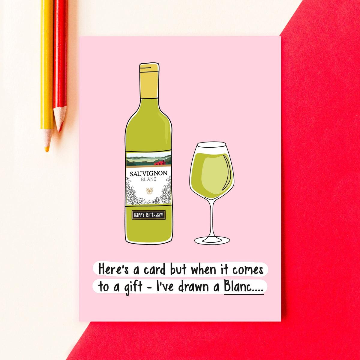 Funny Wine Birthday Card