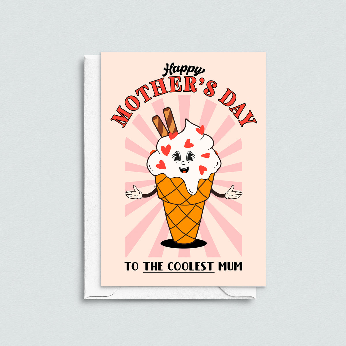 'Coolest Mum' Retro Mother's Day Card