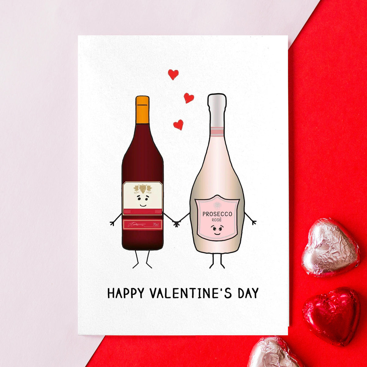 Personalised Drinks Valentine's Card