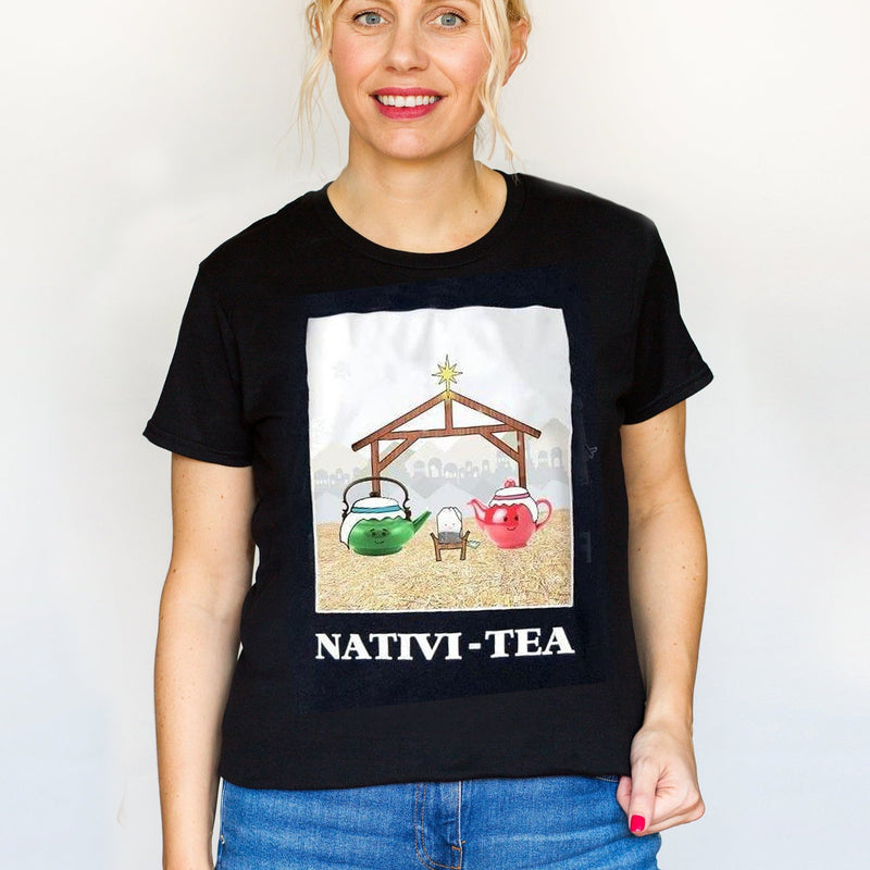 Funny Tea Ladies Christmas T-Shirt