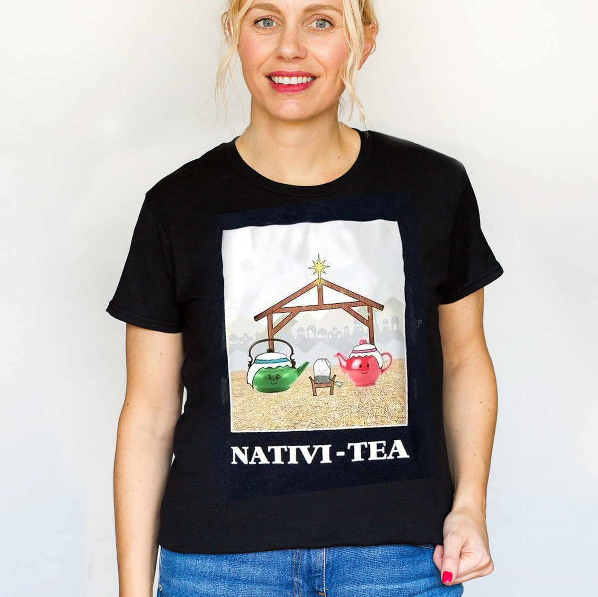 Funny Tea Ladies Christmas T-Shirt