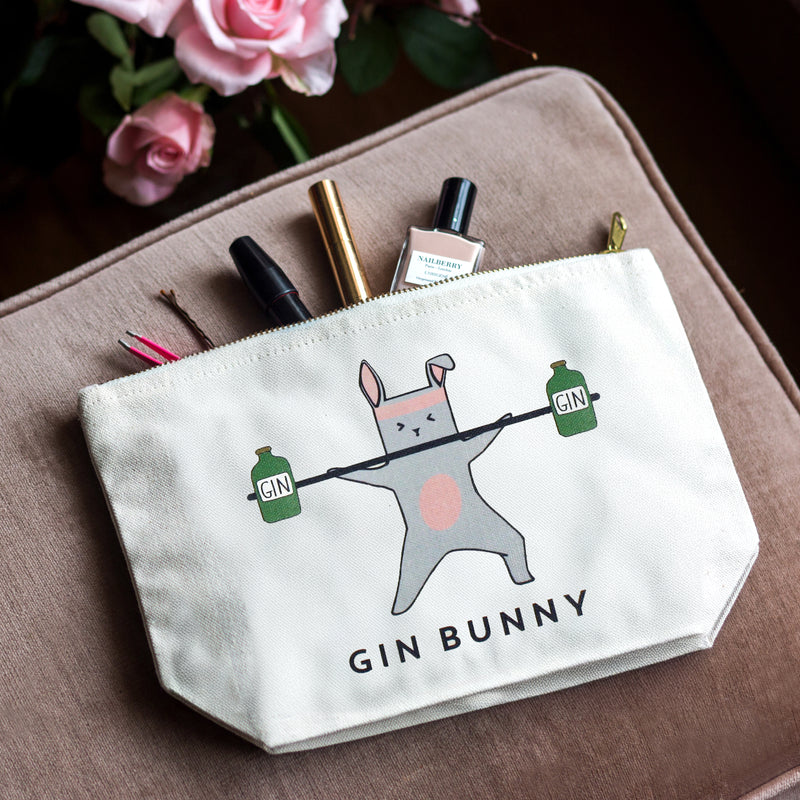 'Gin Bunny' Make Up Bag