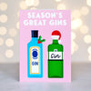 Gin Christmas Card