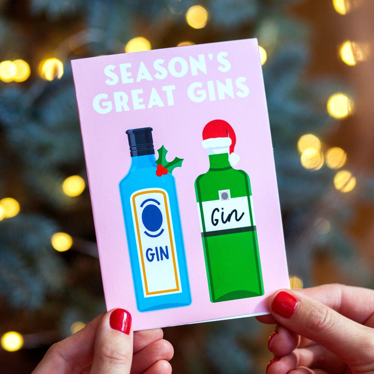 Gin Christmas Card