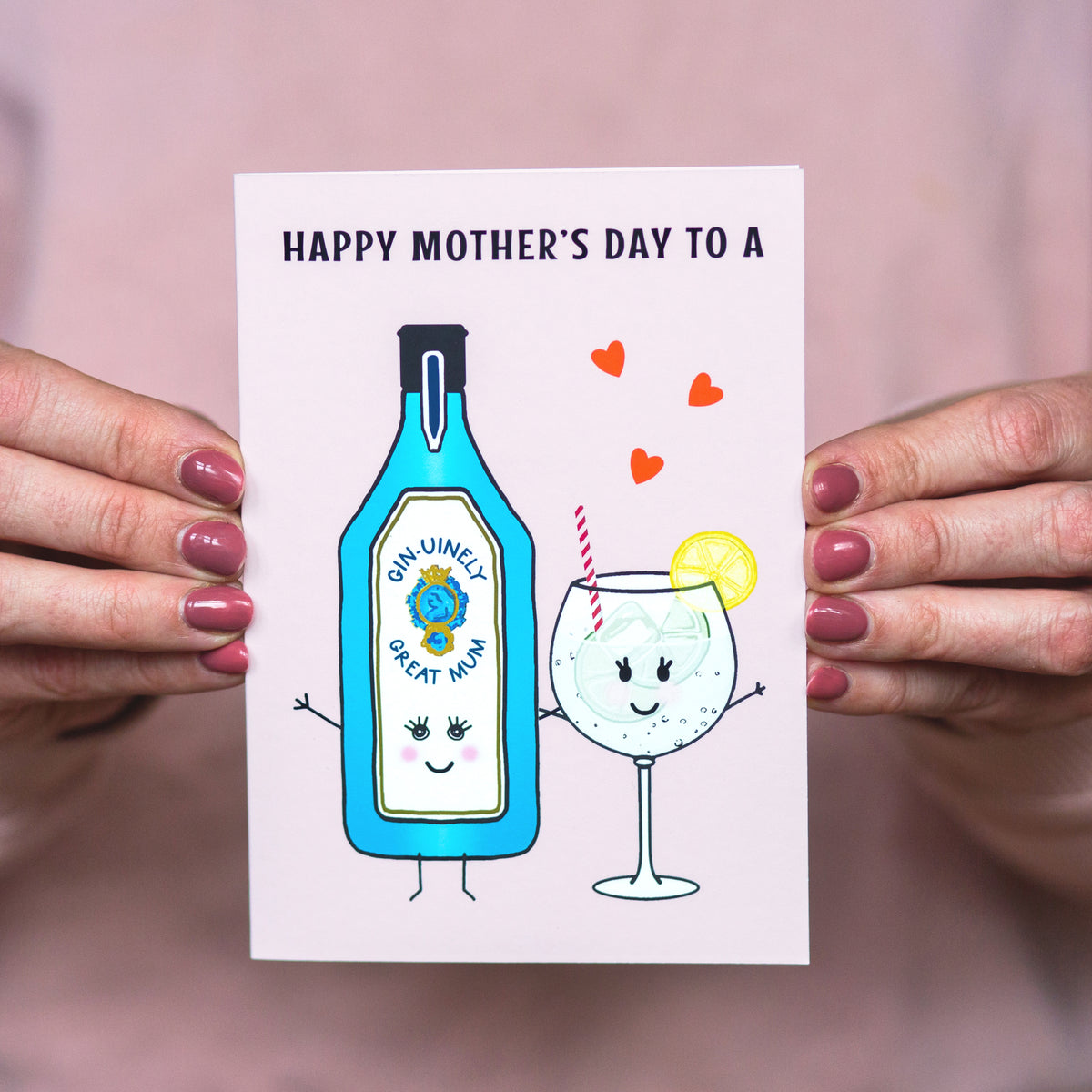 'GINuinely Great Mum' Mother's Day Card