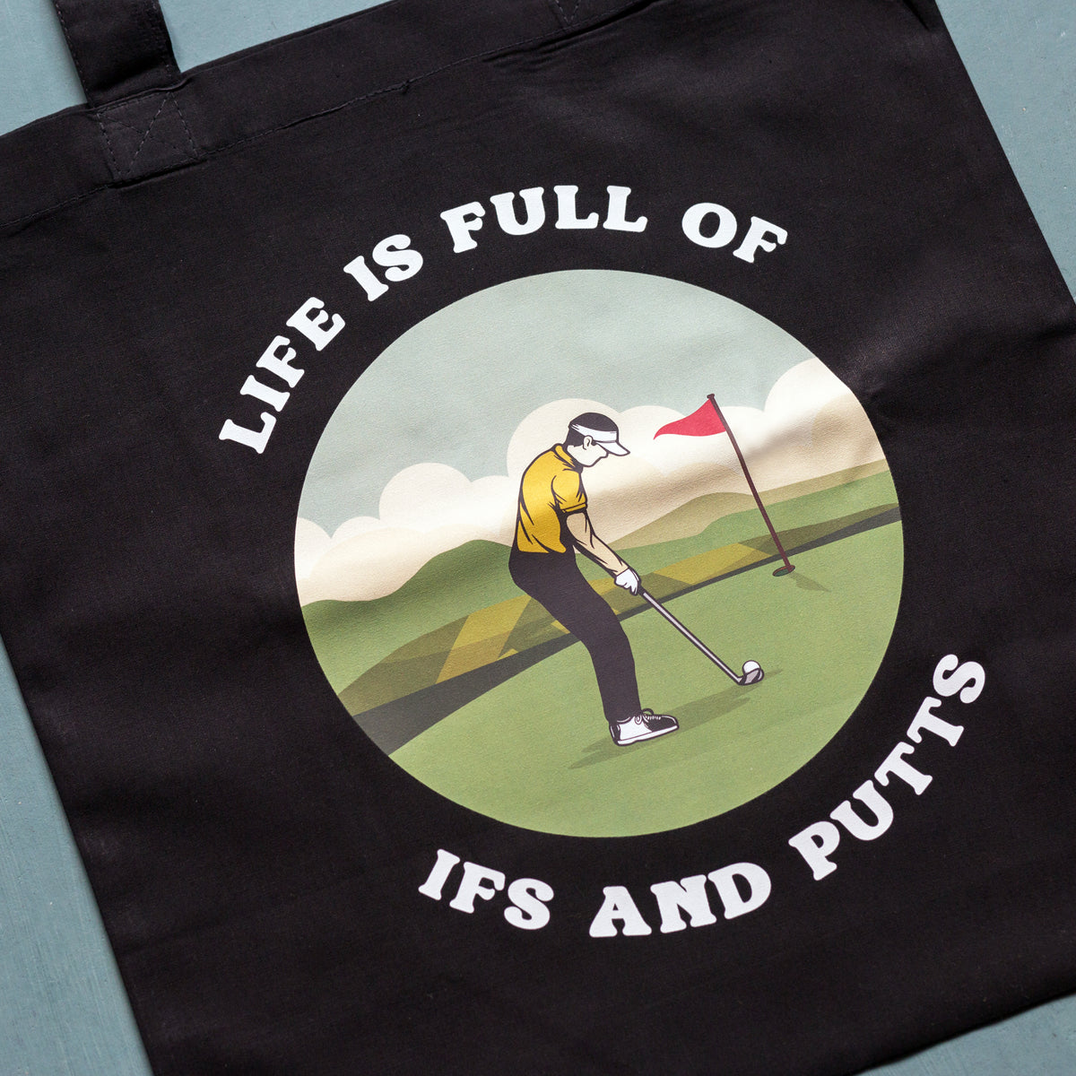 Funny Golf Tote Bag