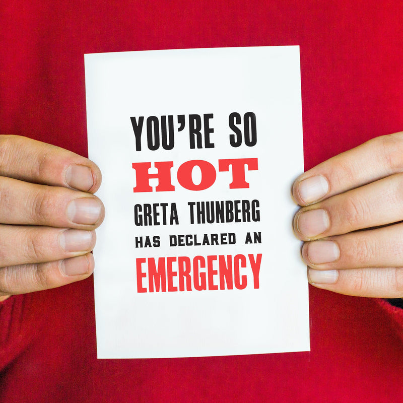 Funny Greta Thunberg Card for Partner - Of Life & Lemons®