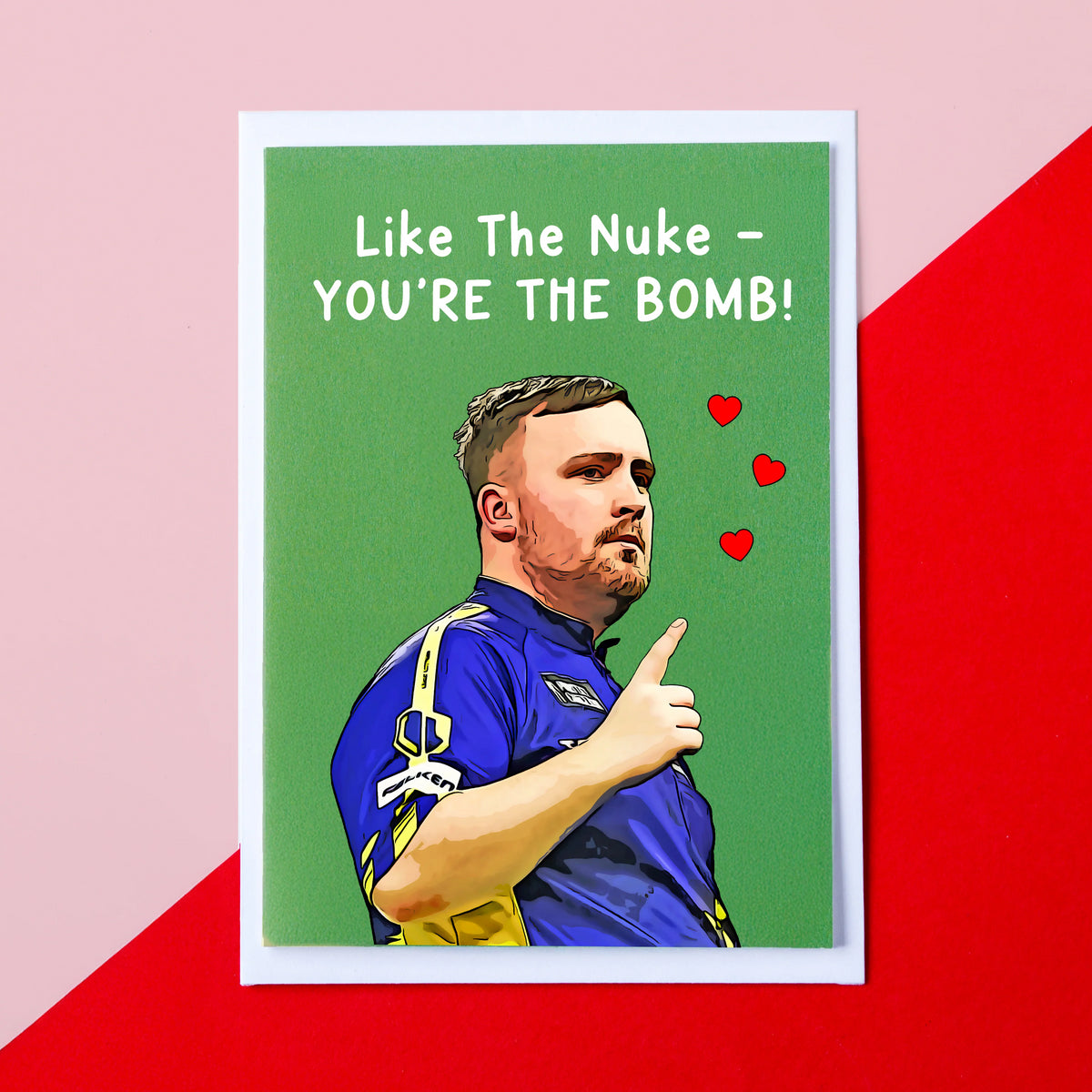 Funny Darts Card For A Partner