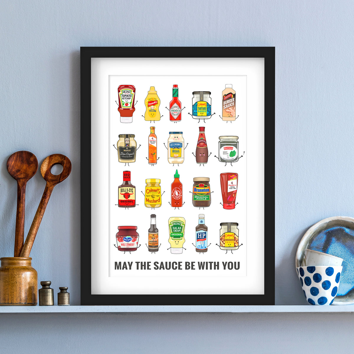 'May The Sauce Be With You' Poster