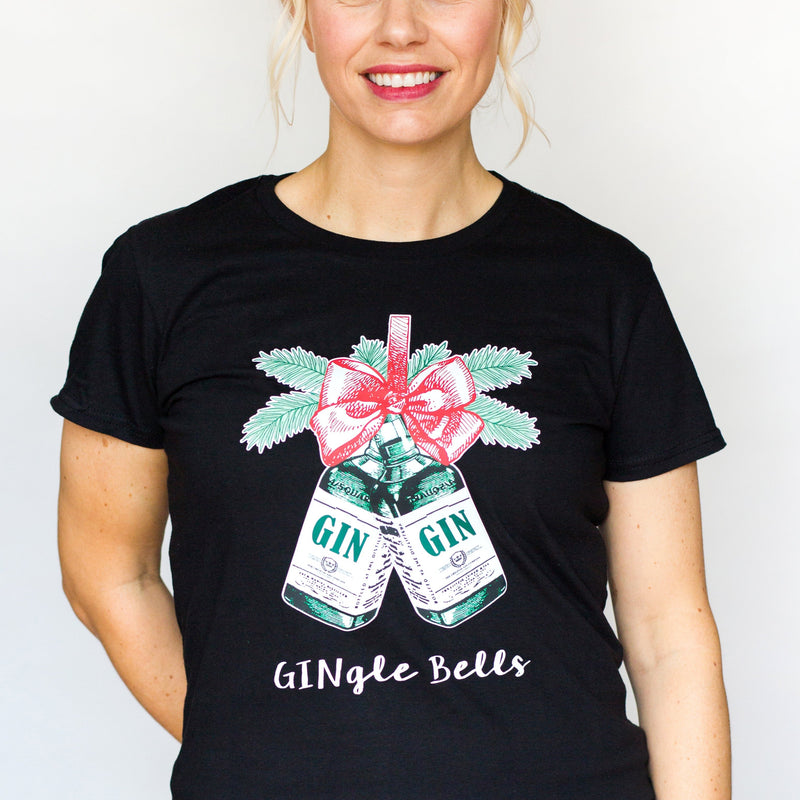 Ladies christmas t shirt hotsell