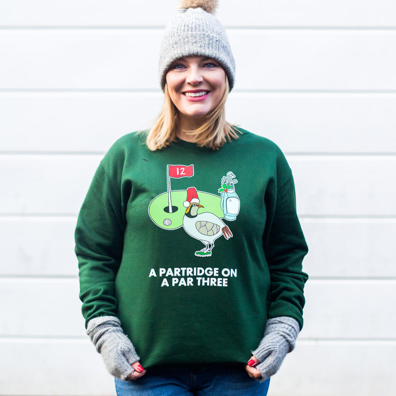 Funny Golf Christmas Jumper Of Life Lemons