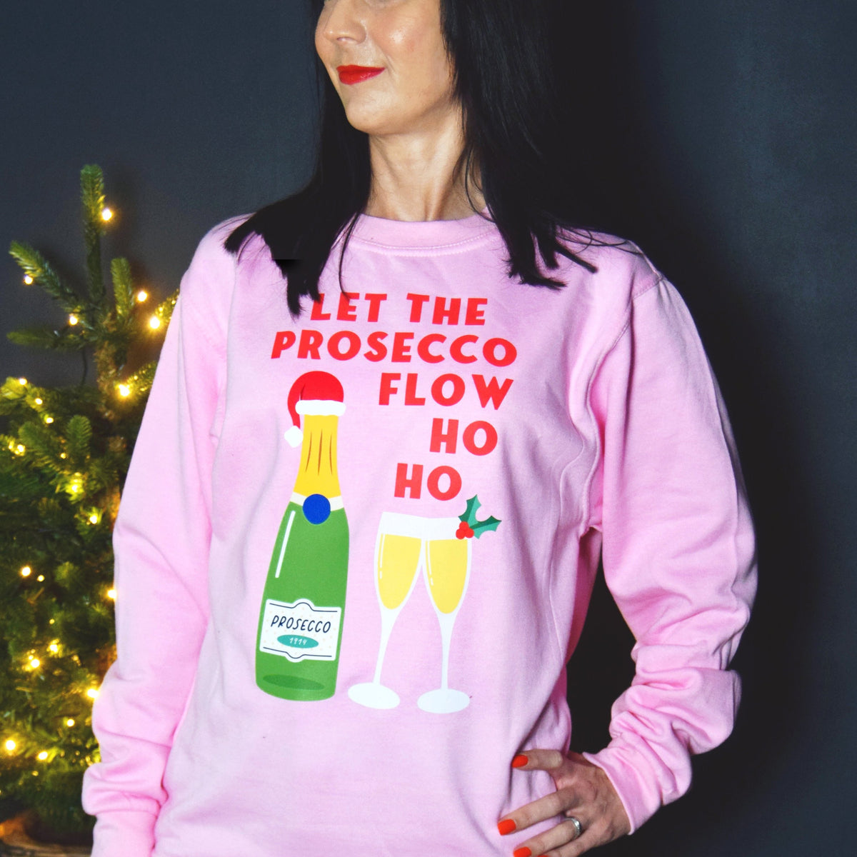 Funny Prosecco Christmas Jumper