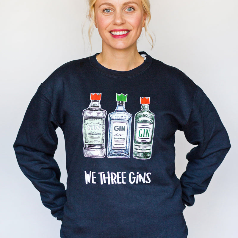 We Three Gins Christmas Jumper Of Life Lemons