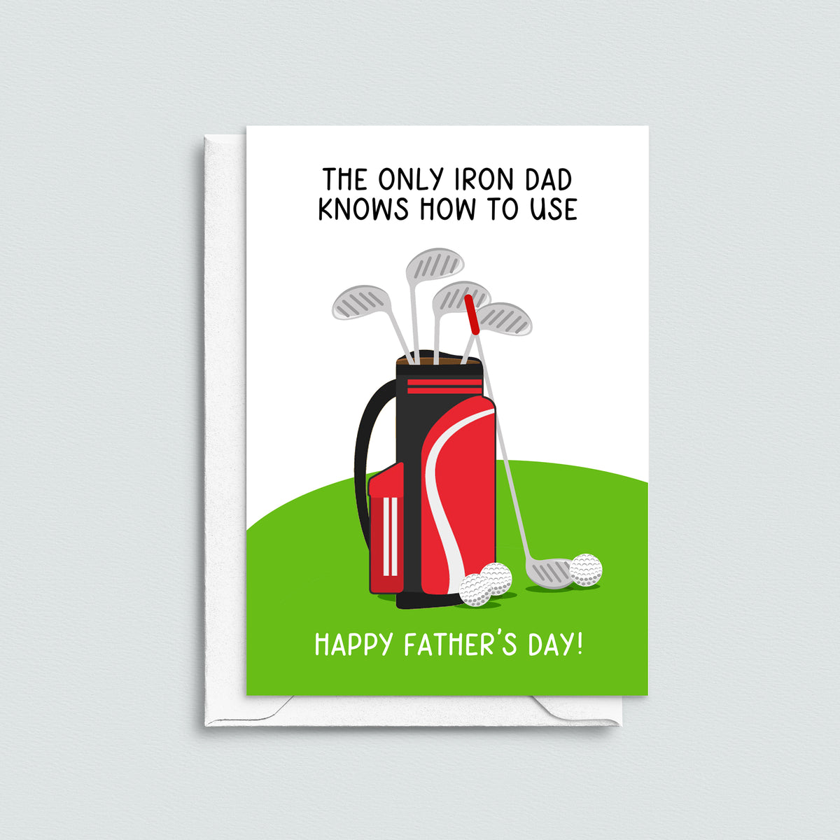 Funny Golf Father's Day Card