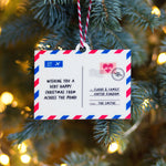 Personalised Postcard Christmas Tree Decoration