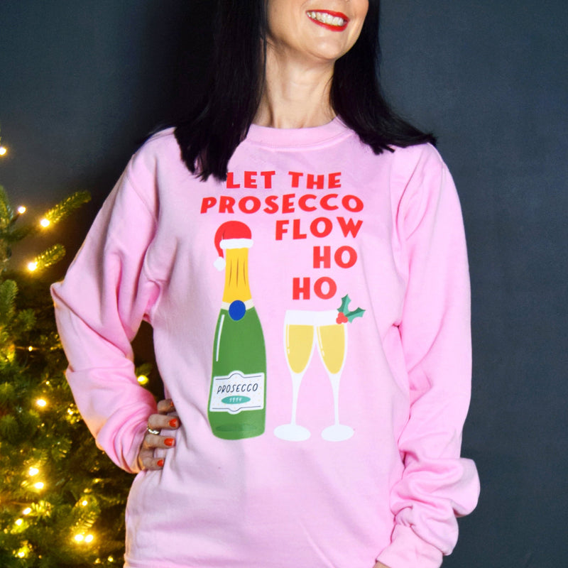 Funny Prosecco Christmas Jumper