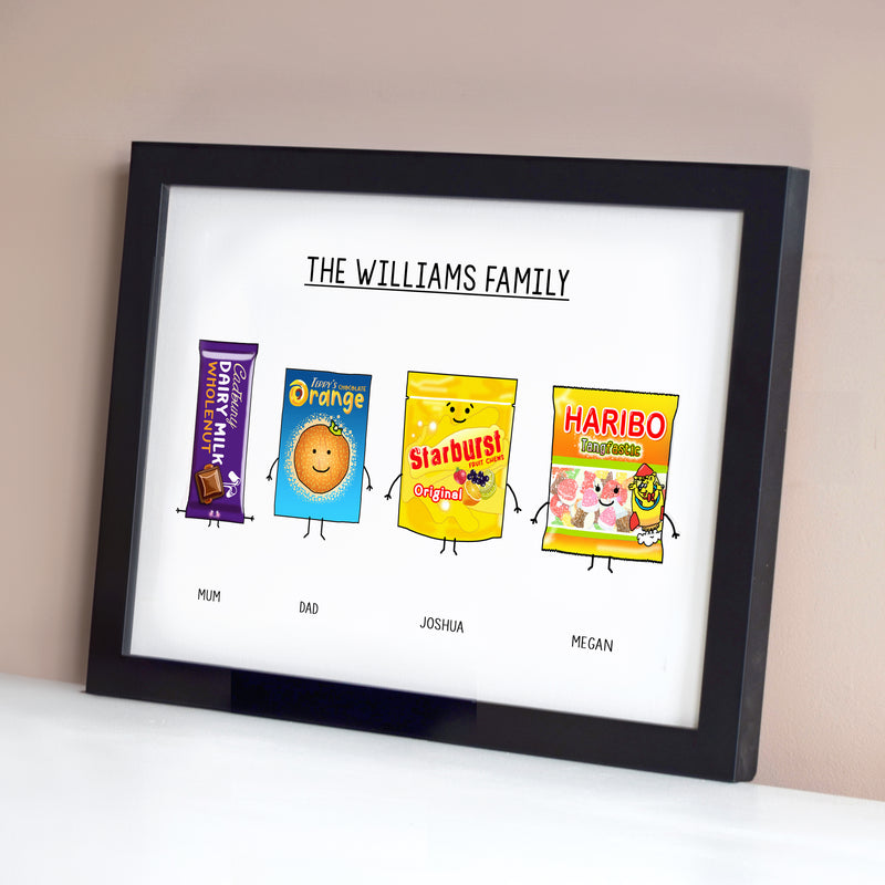 Personalised Family Sweets Print