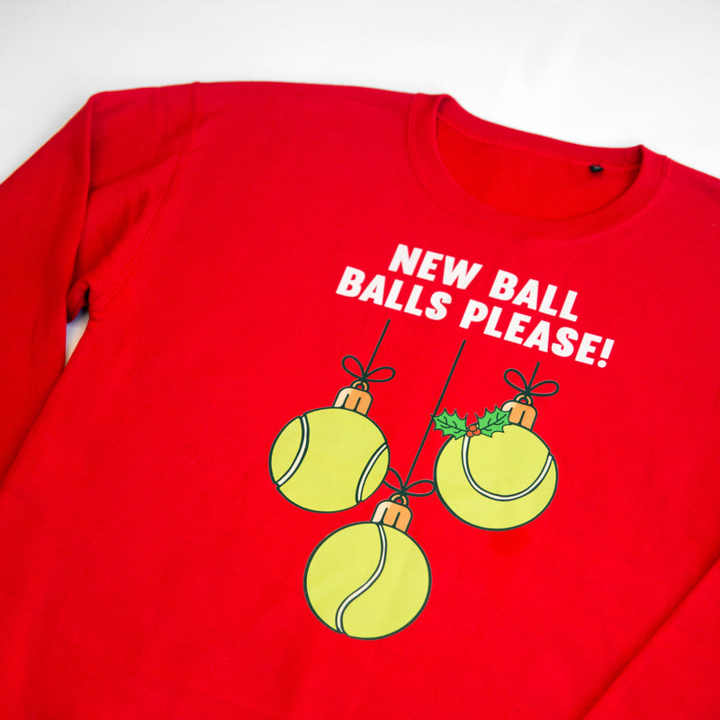 Funny Tennis Christmas Jumper