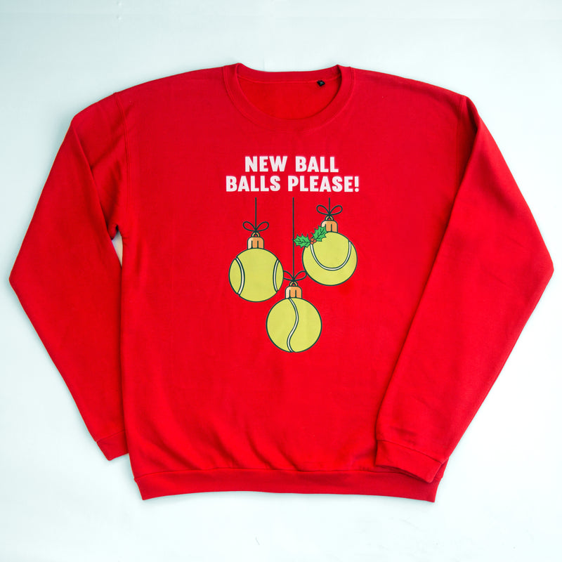 Funny Tennis Christmas Jumper