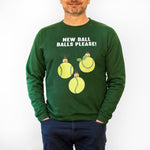 Funny Tennis Christmas Jumper