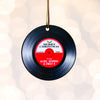 Personalised Vinyl Record Christmas Tree Decoration