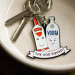 'Vod Squad' Vodka Friendship Keyring