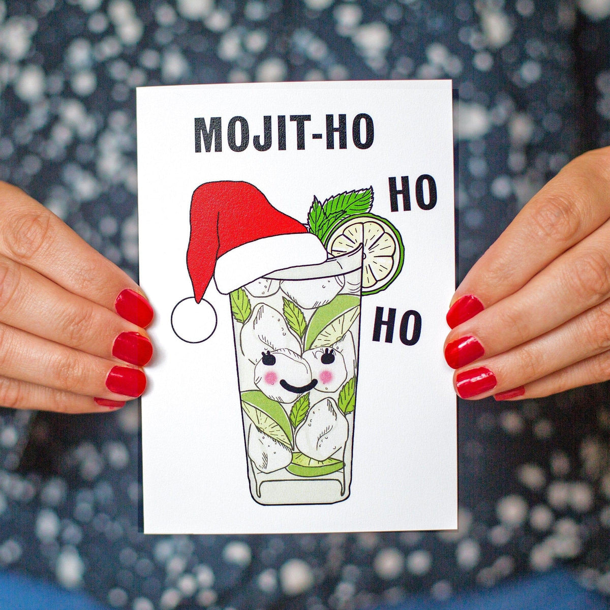 Funny Mojito Christmas Card Christmas Cards Of Life & Lemons 