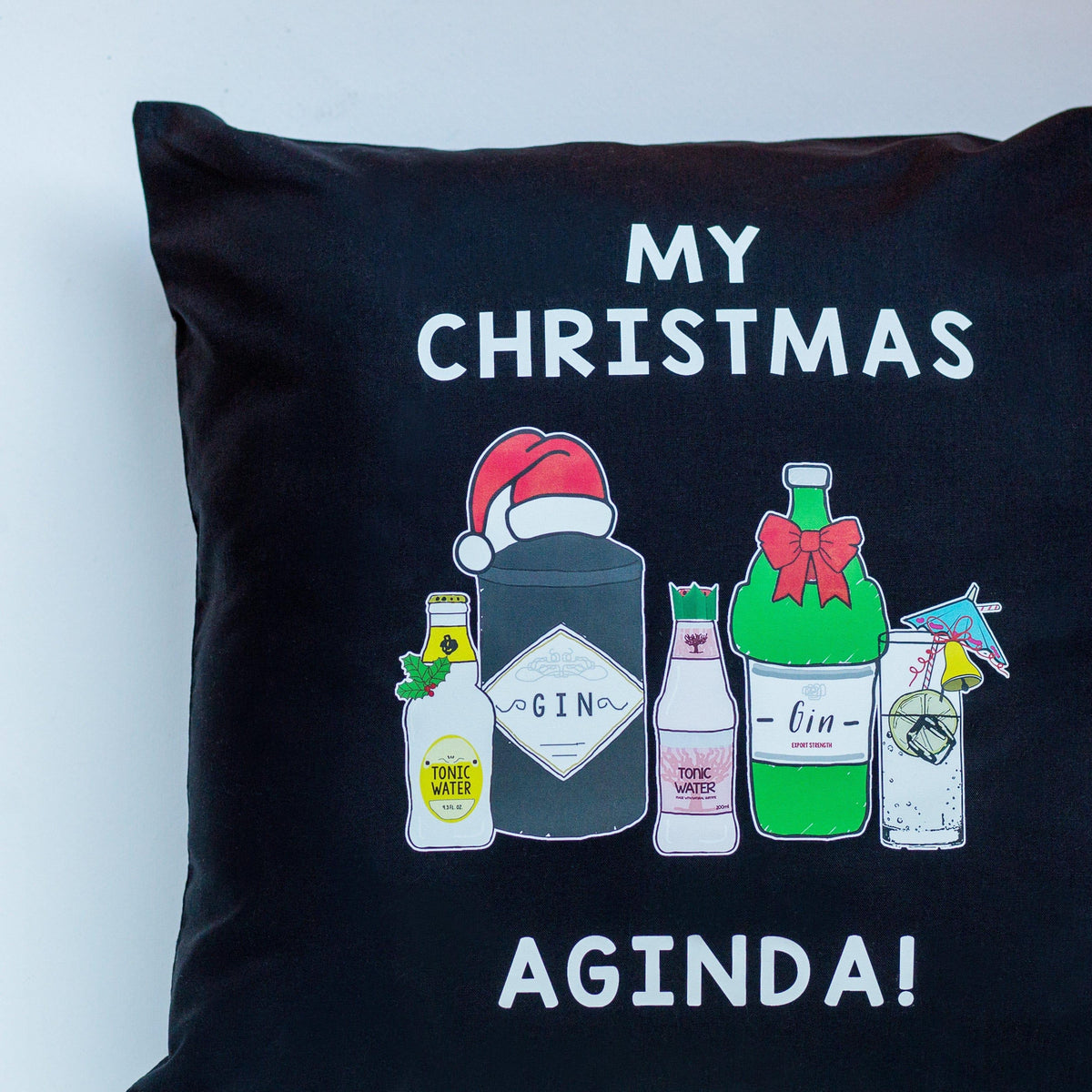 'Christmas Aginda' Christmas Cushion Cushion Of Life & Lemons® 