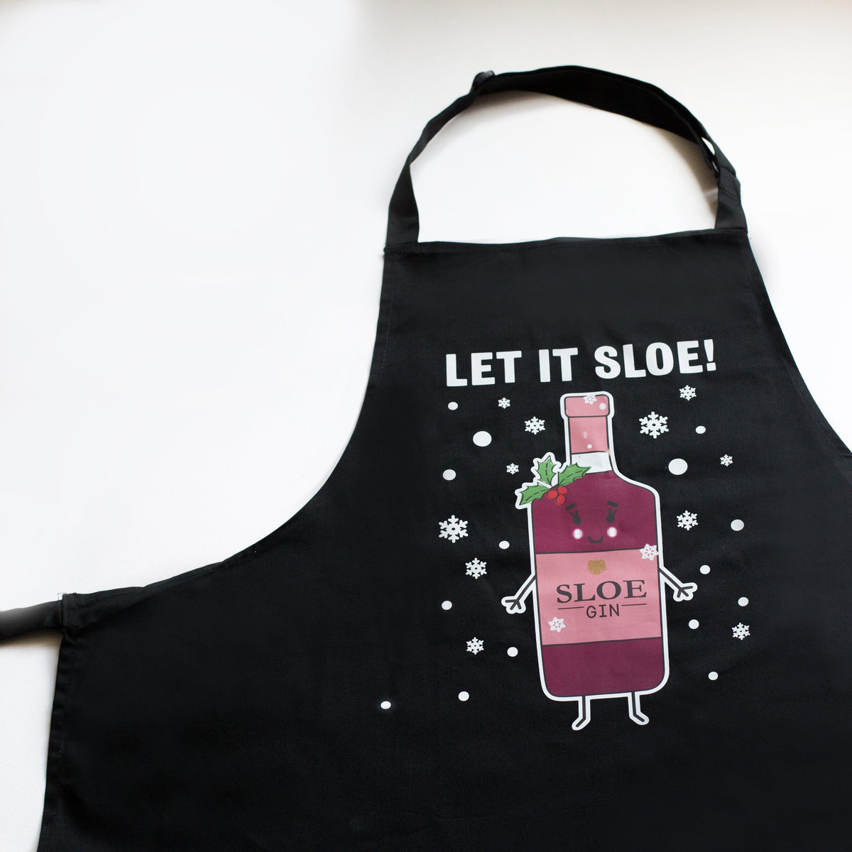 'Let It Sloe' Funny Christmas Apron Aprons Of Life & Lemons 