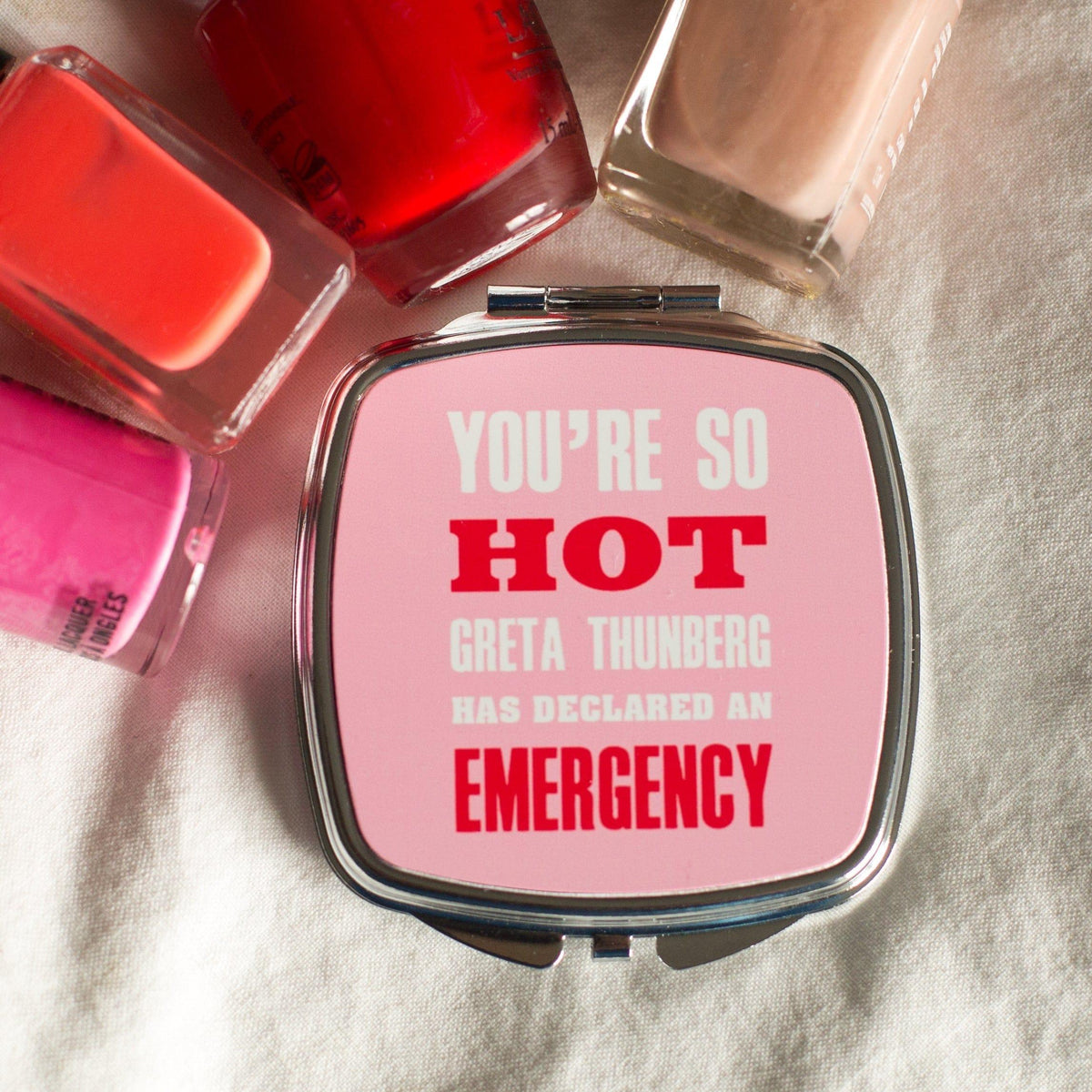 Funny 'You're So Hot' Compact Mirror Compact Mirror Of Life & Lemons® 