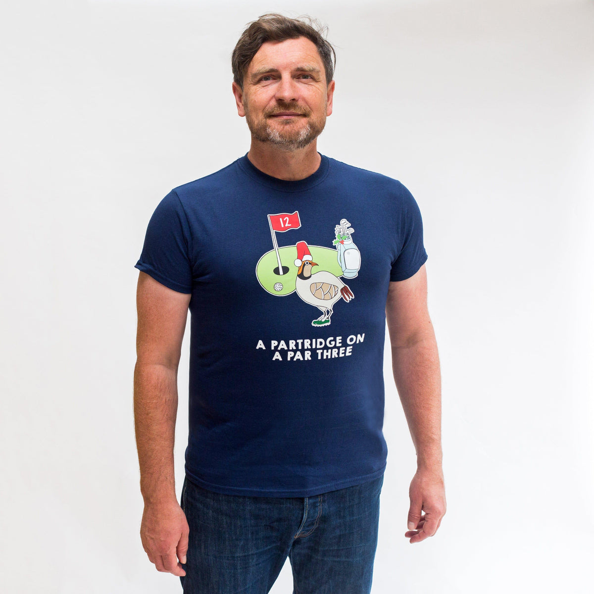 Mens Golf Christmas T-Shirt T-Shirt Of Life & Lemons 