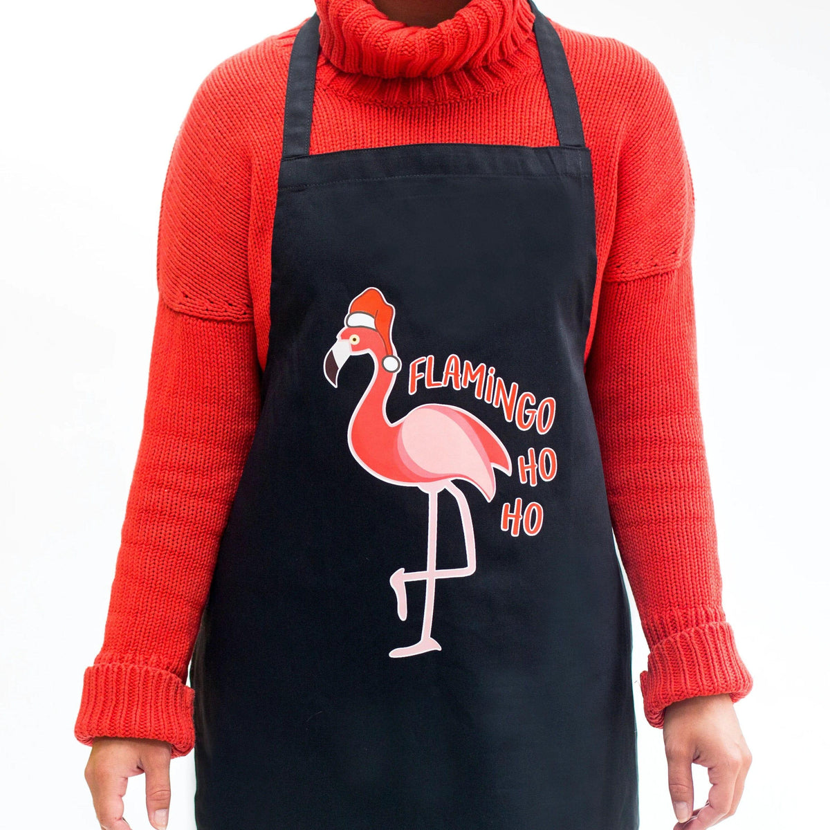 Funny Flamingo Christmas Apron Aprons Of Life & Lemons 