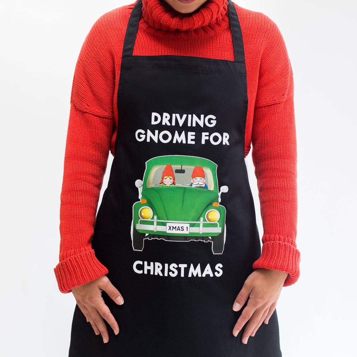 'Driving Gnome for Christmas' Apron Aprons Of Life & Lemons 