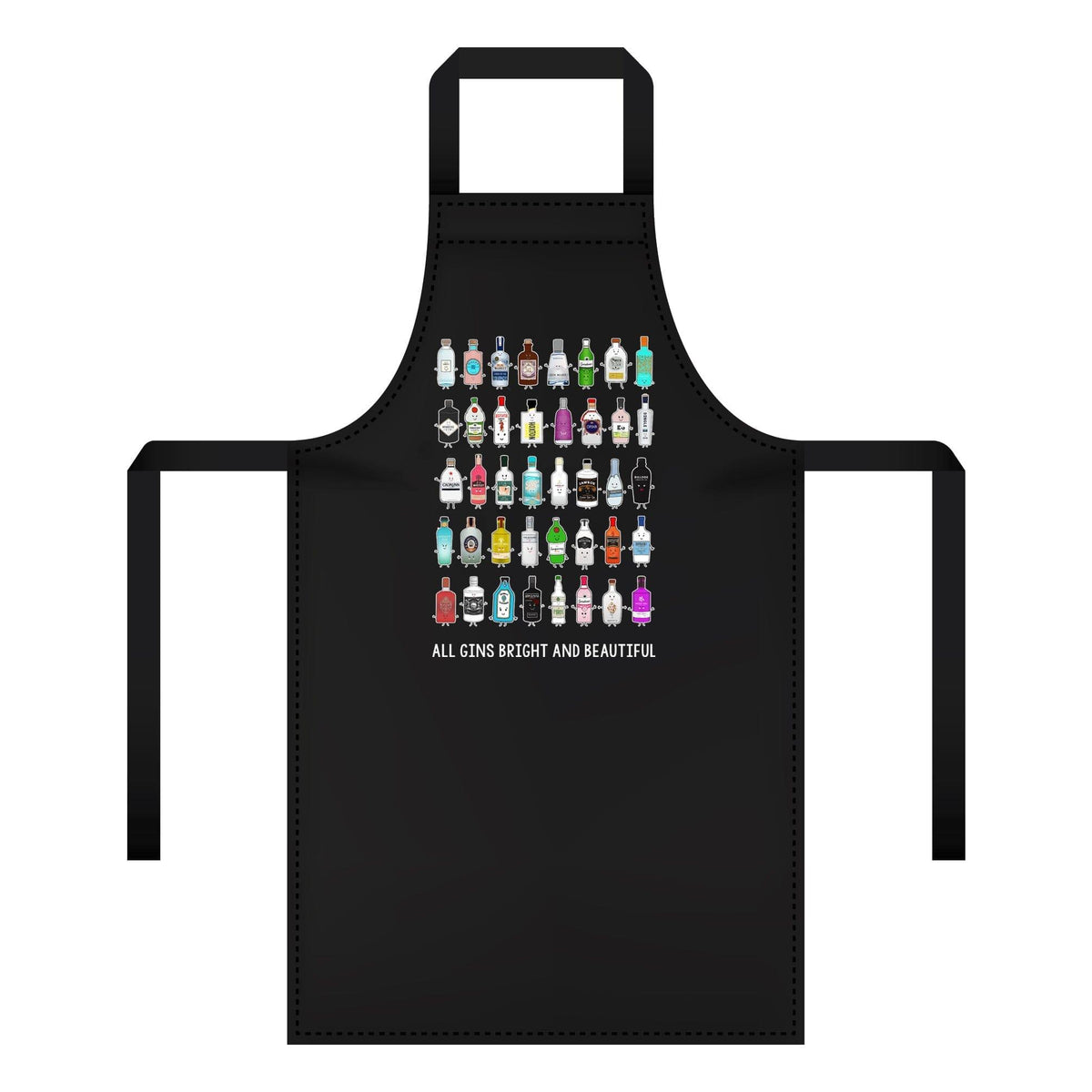 'All Gins Bright & Beautiful' Apron Aprons Of Life & Lemons 