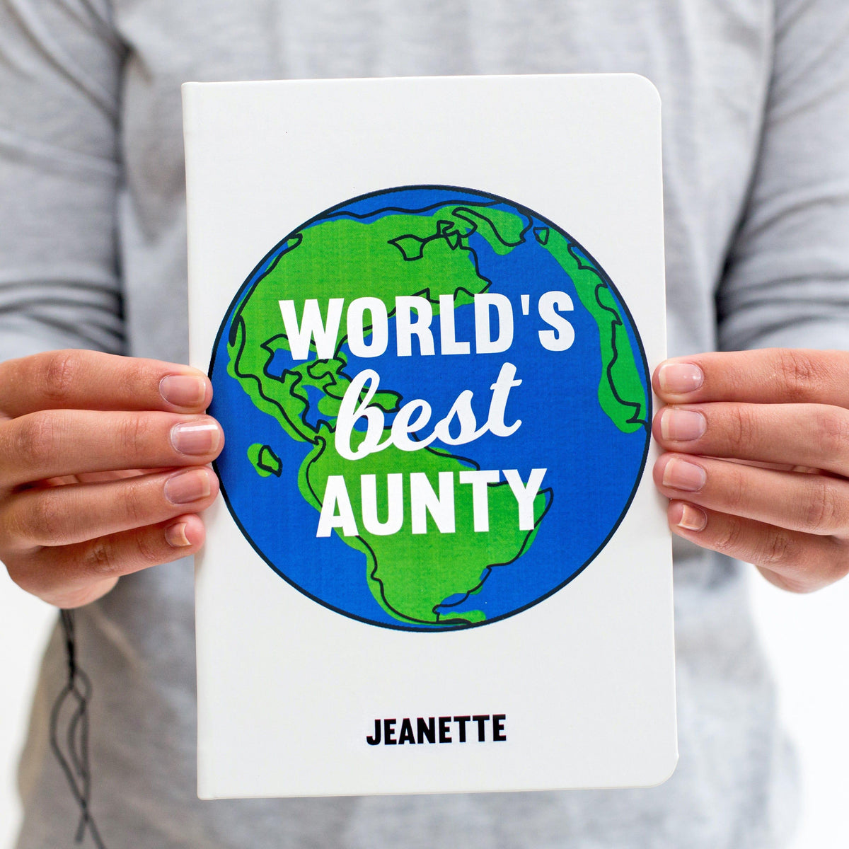 'World's Best Aunt' Personalised Notebook Notebook Of Life & Lemons 