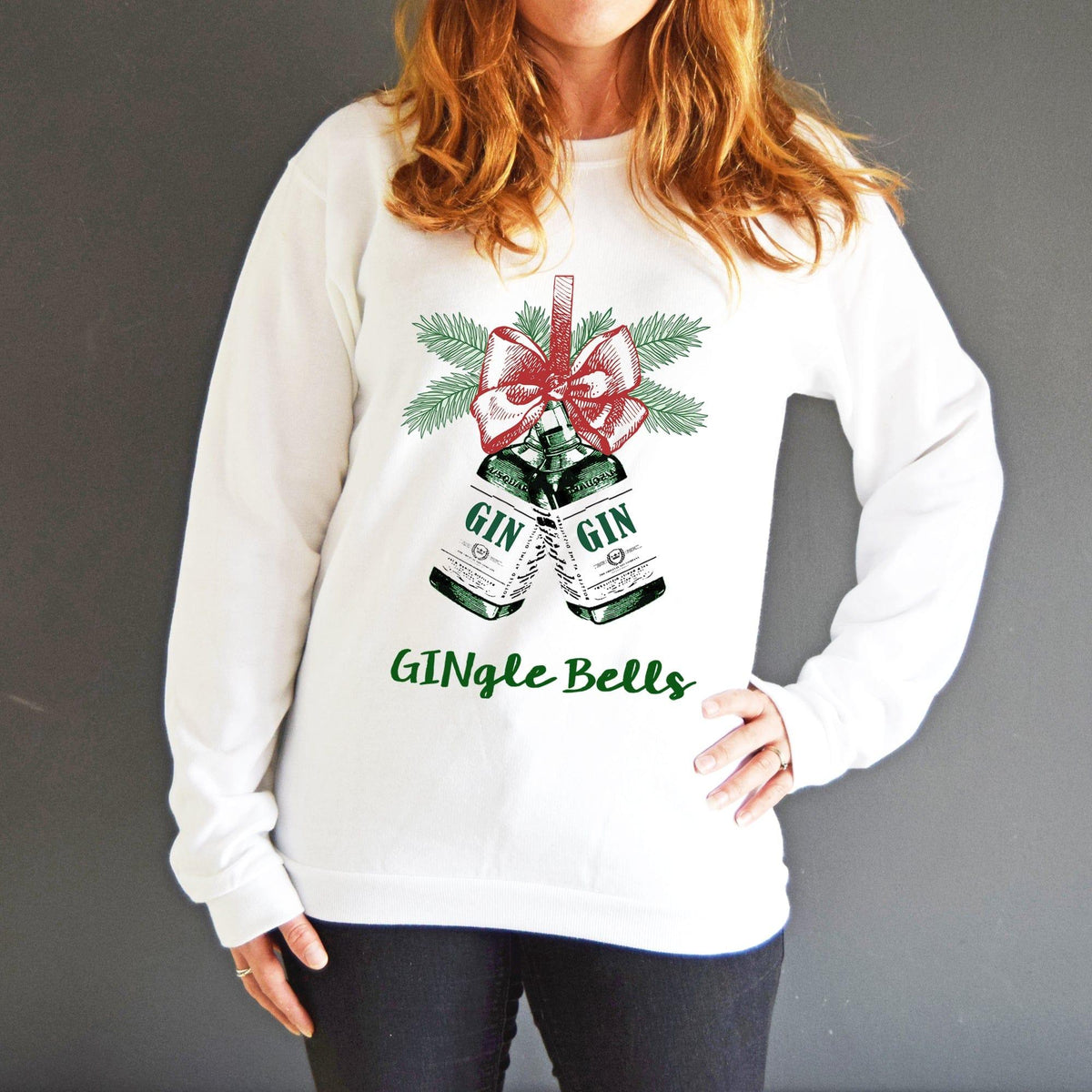 'Gingle Bells' Christmas Jumper Sweatshirt Of Life & Lemons 