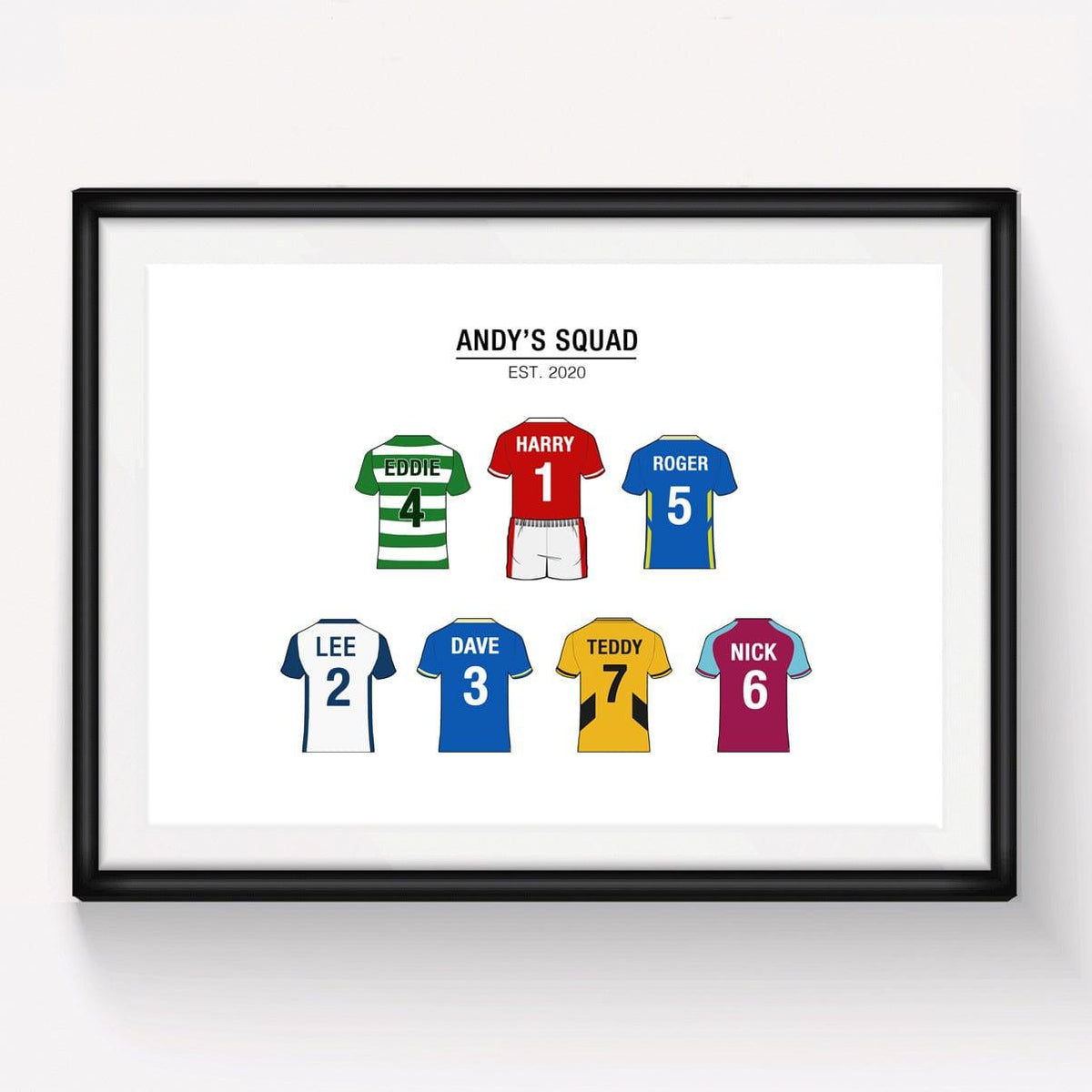 Personalised Football Stag Do Print Personalised Prints Of Life & Lemons 