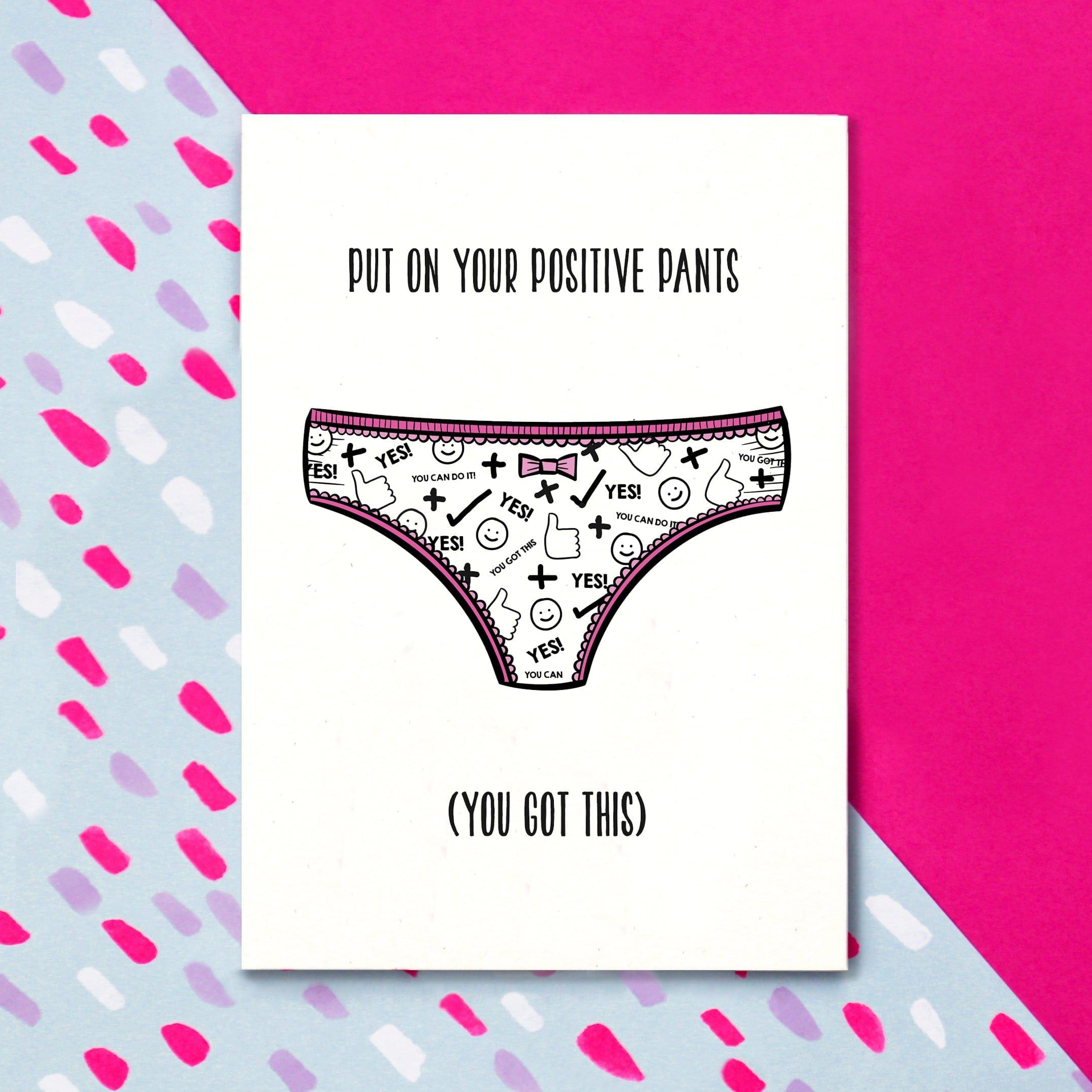 Personalised Positive Pants Knickers underwear – Liv & Me