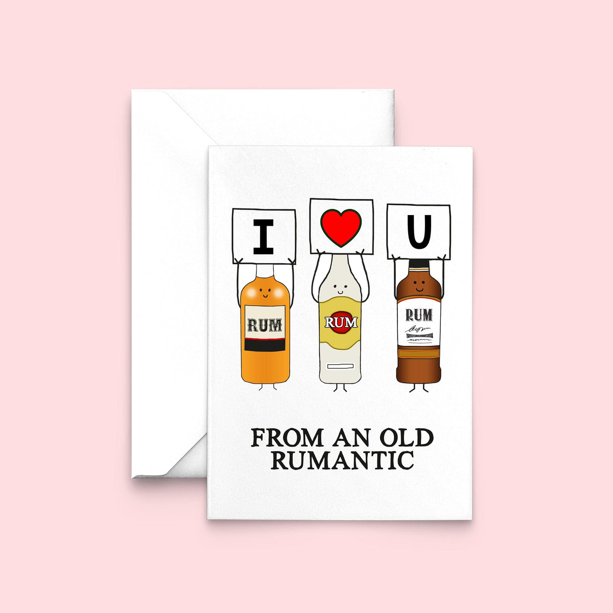 Funny Rum Valentine's Card Cards for your Other Half Of Life & Lemons 