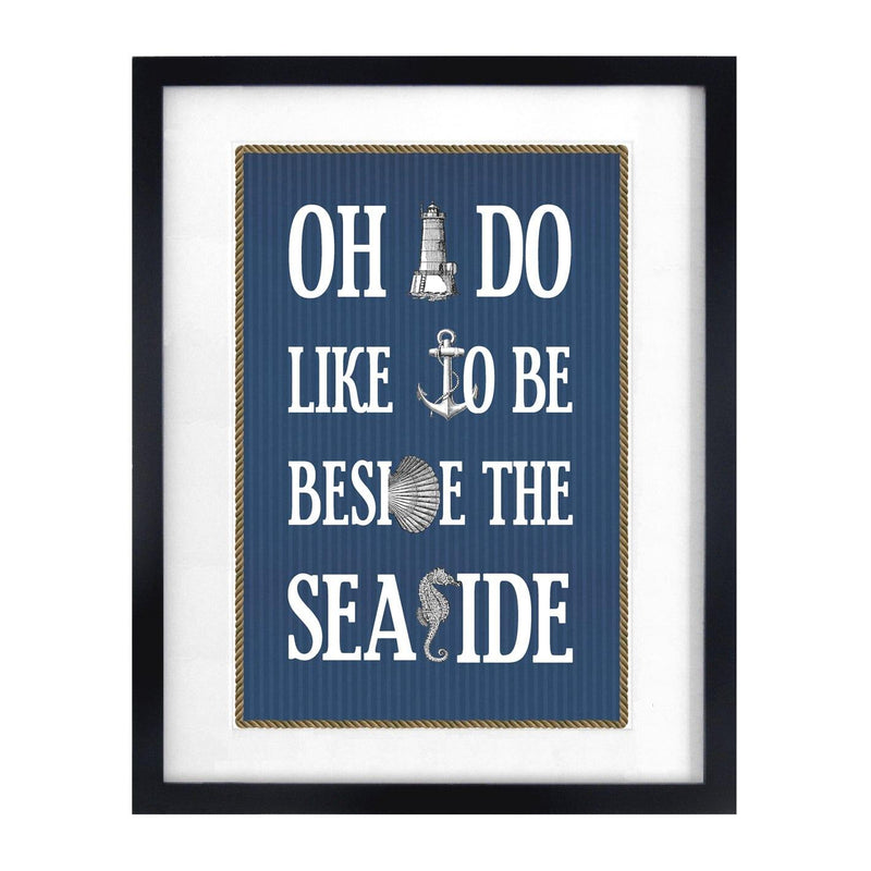 Nautical Seaside Print General Prints Of Life & Lemons 