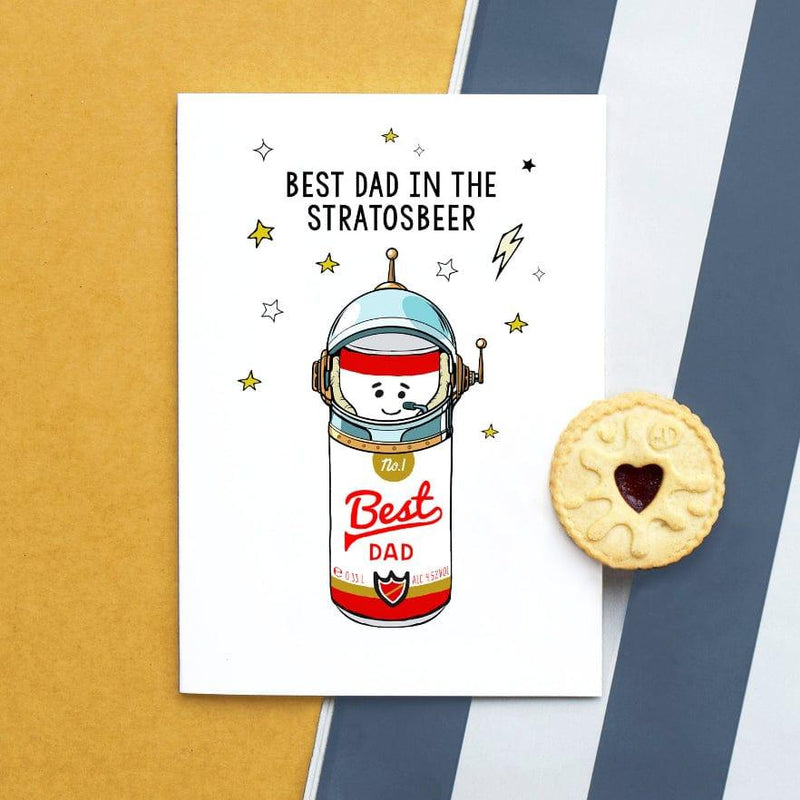 Funny Beer 'Best Dad' Father's day Card Cards for Dad Of Life & Lemons 